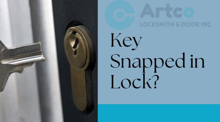 Broken Key in Door Lock